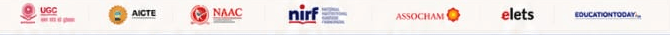 UGC, AICTE, NAAC, NIRF, ASSOCHAM, Elets, EducationToday